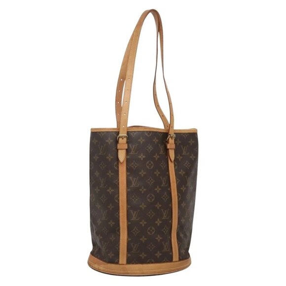 LOUIS VUITTON Monogram Bucket GM Shoulder Bag M42236 LV Auth 136660 - Picture 1 of 16